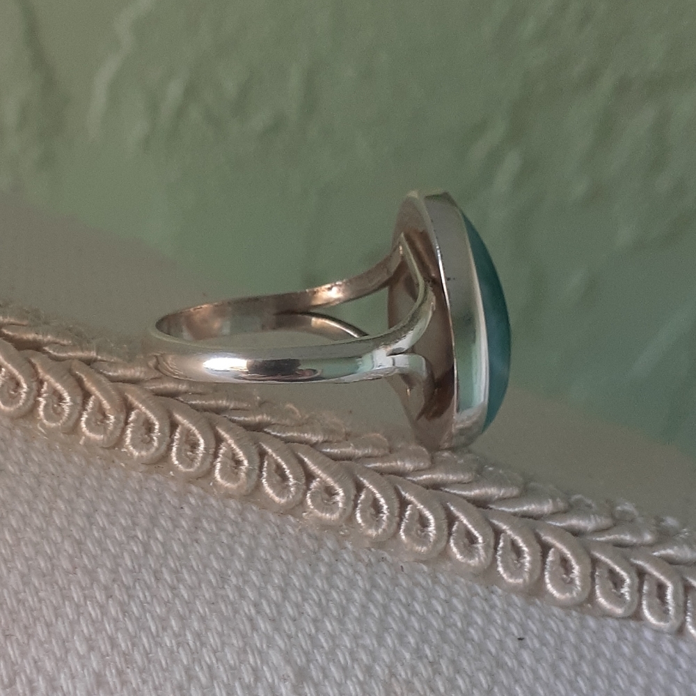 Larimar Teardrop Ring - Picture 5 of 14